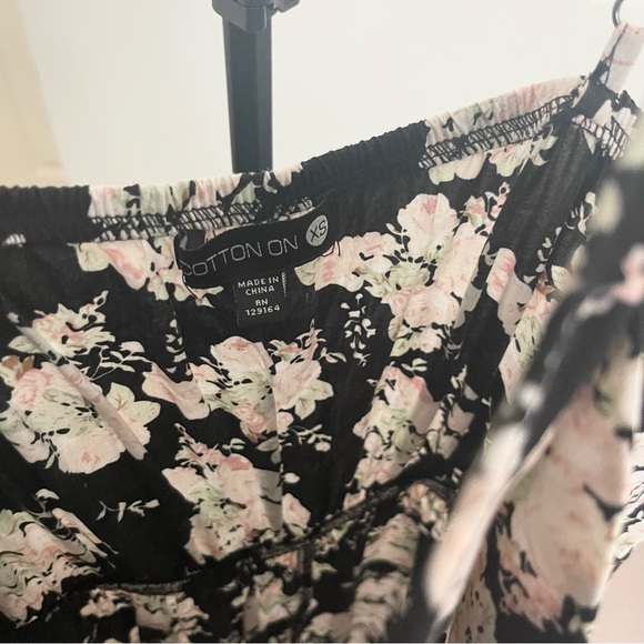 Floral Mini Summer Dress with Adjustable Straps - Picture 6 of 9